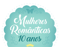 Tablet Screenshot of mulheresromanticas.com.br